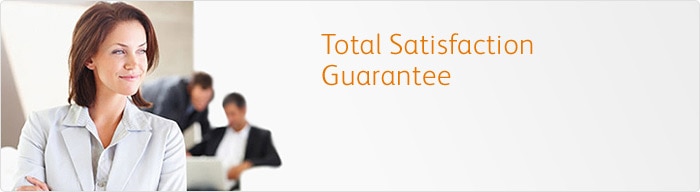 Total Satisfaction Guarantee for Xerox Equipment